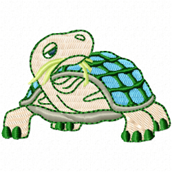 Turtle Embroidery Design 8 Turtle Embroidery Design 8